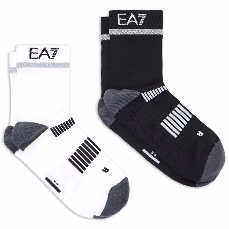 Носки EA7 EMPORIO ARMANI SOCKS RUNNING CRUSHER BI-PACK 