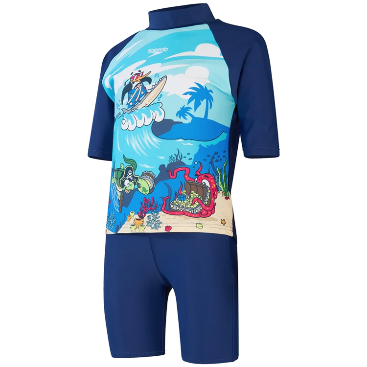 Costum Speedo LTS JAM RASH TOP SET IM / Barbati / Mărime 4 / Albastru photo 2
