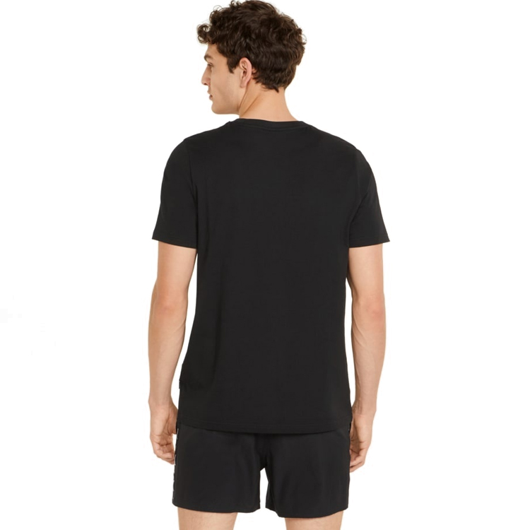 Tricou bărbătesc Puma Tape Tee S Negru photo 3