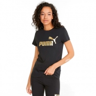 Tricou Puma ESS+ Metallic Logo Tee thumbnav 3
