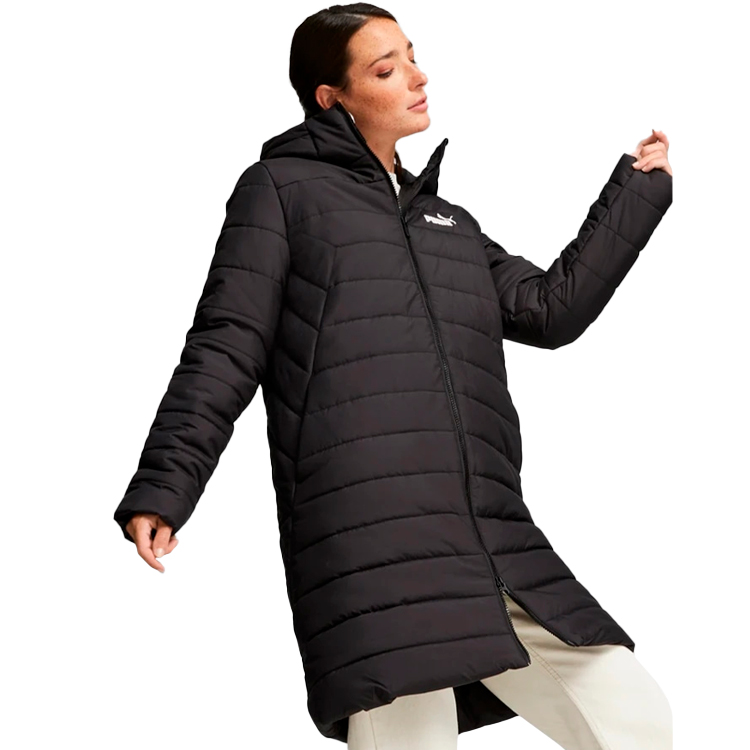 Куртка Puma ESS Hooded Padded Coat S Черный Женский photo 3