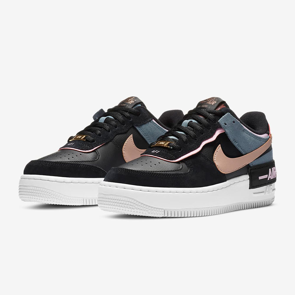 Кроссовки Nike W AF1 SHADOW RTL / Женский / 37.5 / Черный/Розовый photo 2