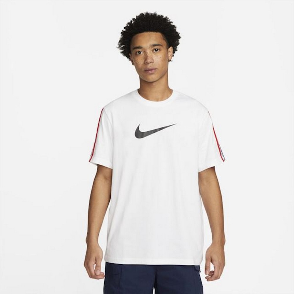 Tricou bărbătesc Nike M NSW REPEAT SS TEE XS Alb photo 2