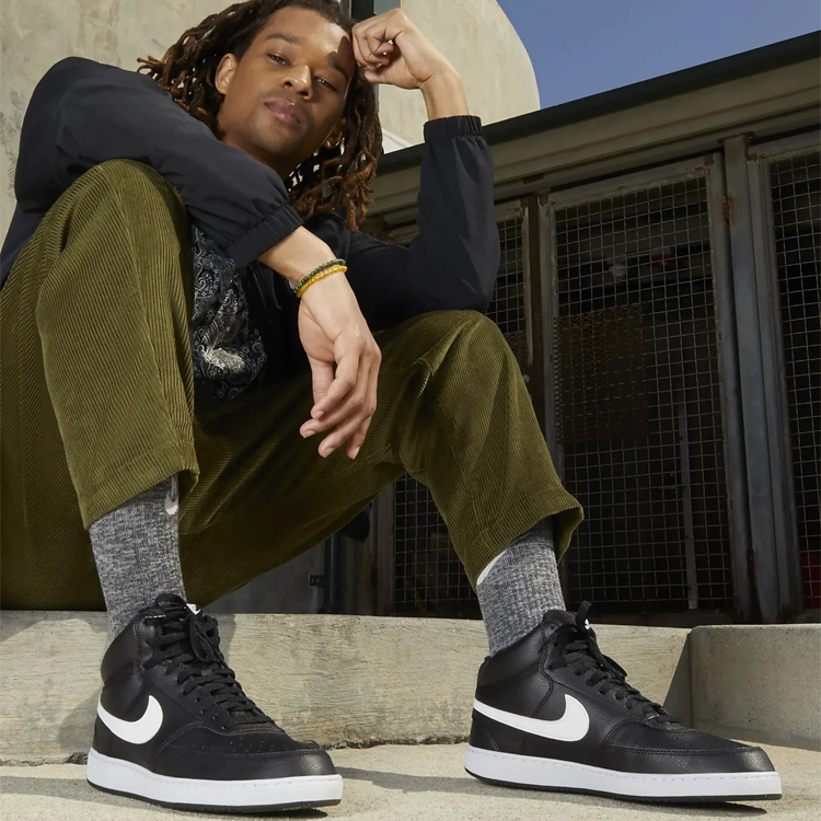 Кроссовки Nike COURT VISION MID NN / Мужской / 42.5 / Черный photo 5