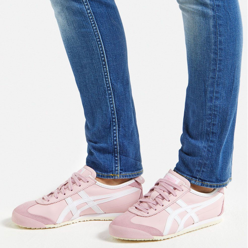Кроссовки Asics MEXICO 66 Onitsuka Tiger / Женский / 39 / Розовый/Белый photo 4
