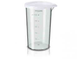 Blender Philips HR1601, 500  ml, 550 W, 1 trepte viteza, Alb thumbnav 4
