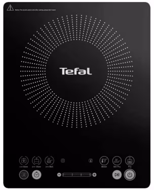 Plita de masa cu inductie Tefal IH210801, 1 arzatoare, 2100 W, Negru