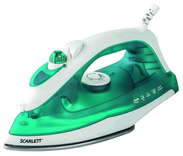 Fier de calcat Scarlett SC-SI30S01, 220 ml, Alb-verde photo Fier de calcat Scarlett SC-SI30S01, 220 ml, Alb-verde photo