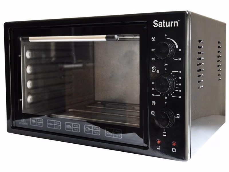 Электрическая печь Saturn STEC3801, 42 л, 1500 Вт, Черный