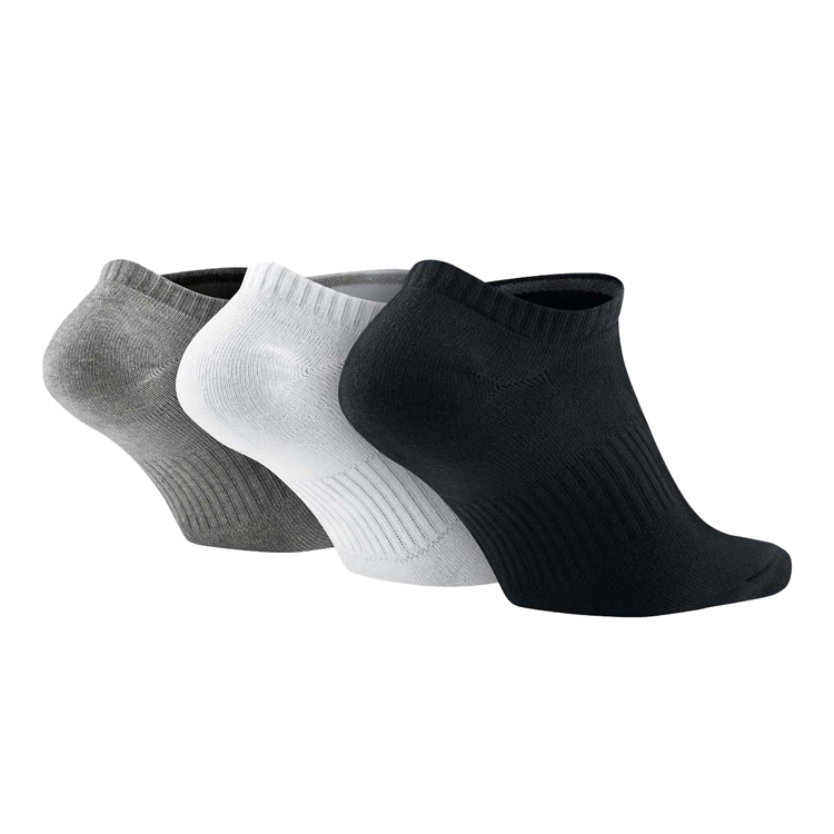 Носки Унисекс Nike U NK PERF LTWT NS 3PR M Белый/Черный/Серый photo 2