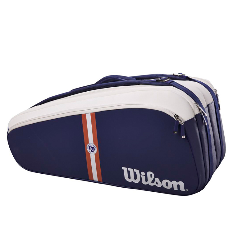 Сумка теннисная Wilson Roland Garros Super Tour 9pk WR8026001001 Синий photo 1 Сумка теннисная Wilson Roland Garros Super Tour 9pk WR8026001001 Синий photo 1