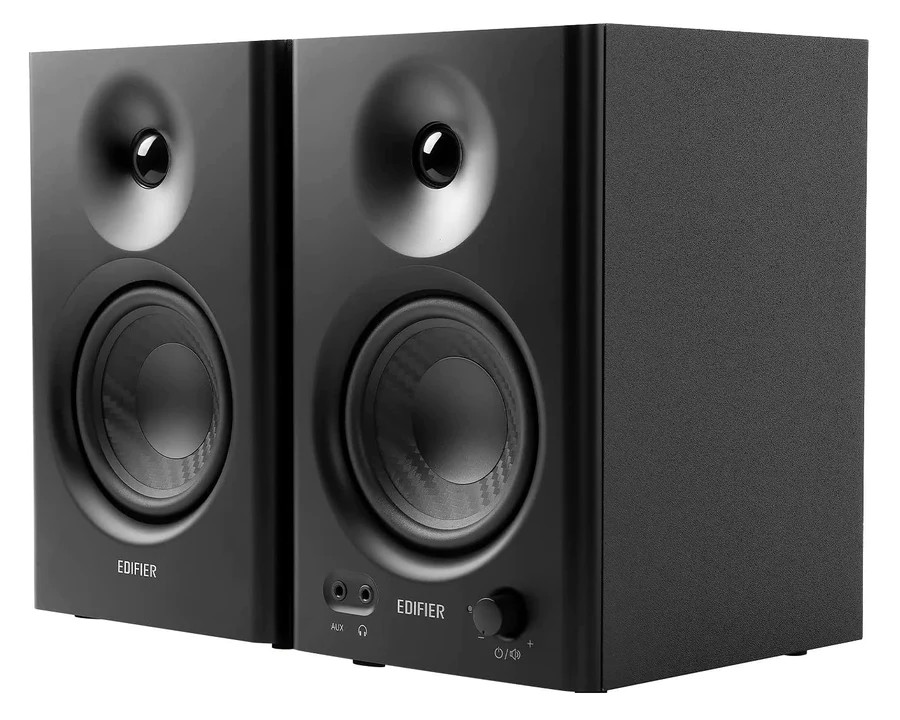 Monitore de studio Edifier MR4 Black / 42W RMS / balanced TRS / AUX / wooden / (4”+1') photo 1