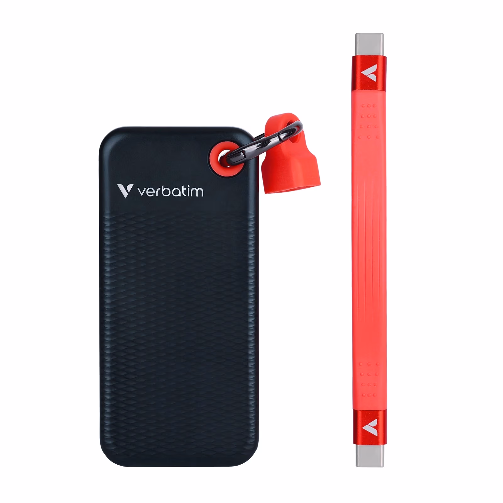 M.2 SSD Extern Verbatim Pocket / 1TB / USB 3.2 Gen 2 / Black/Red