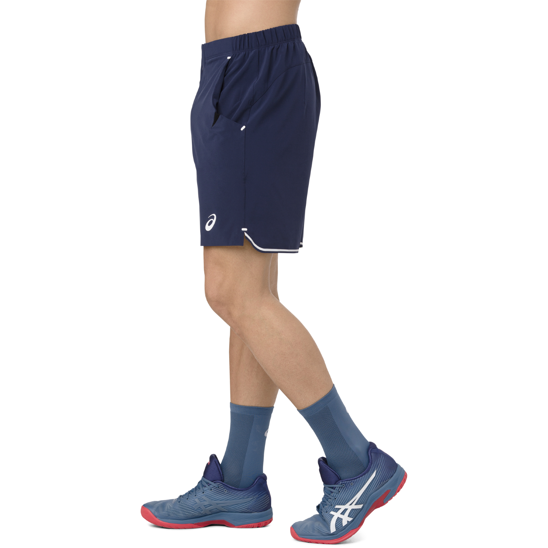 Шорты мужские Asics SHORT PEACOAT S Синий photo 5