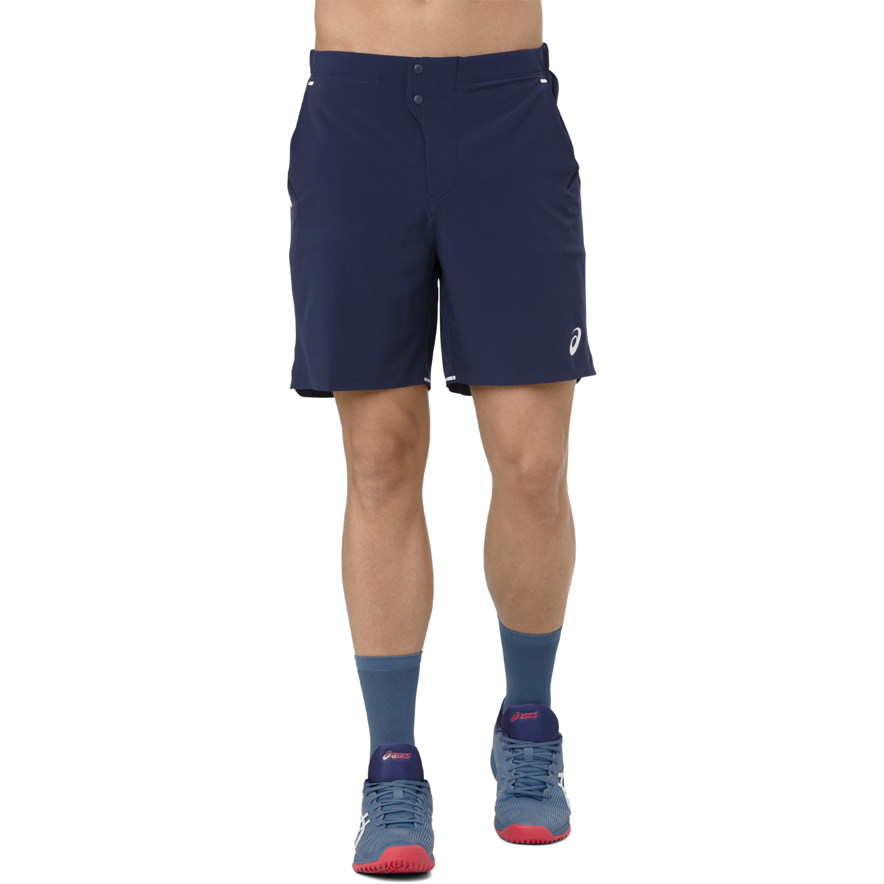 Шорты мужские Asics SHORT PEACOAT S Синий photo 8