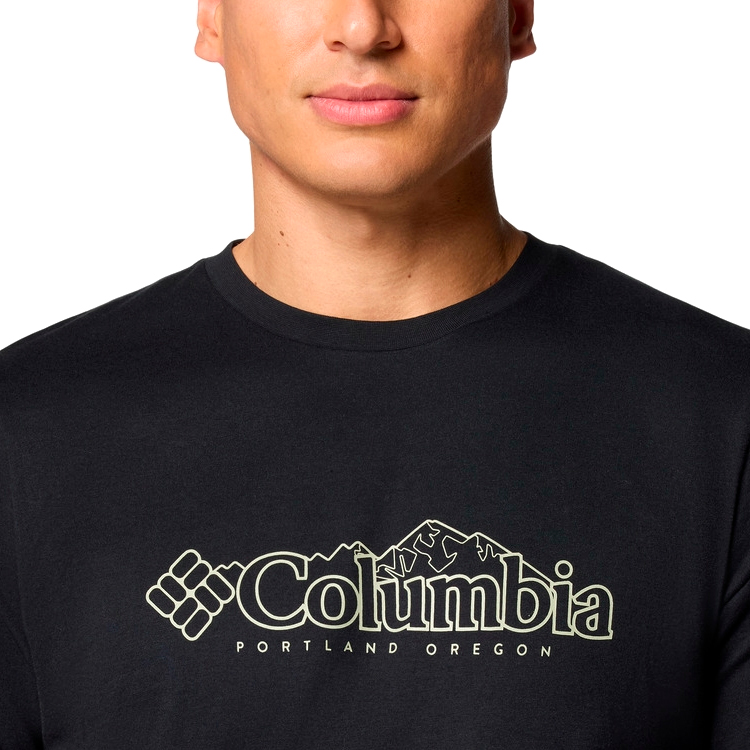 Tricou bărbătesc Columbia Csc Seasonal Logo Tee S Negru photo 4