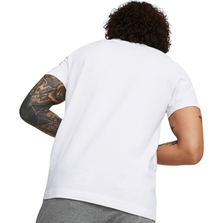 Tricou bărbătesc Puma ESS Logo Tee XS Alb photo 4