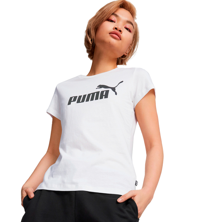 Tricou Puma ESS Logo Tee XS Alb Femei photo 3