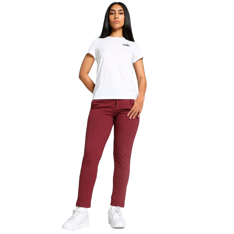 Tricou Puma ESS Small Logo Tee S Alb Femei photo 5
