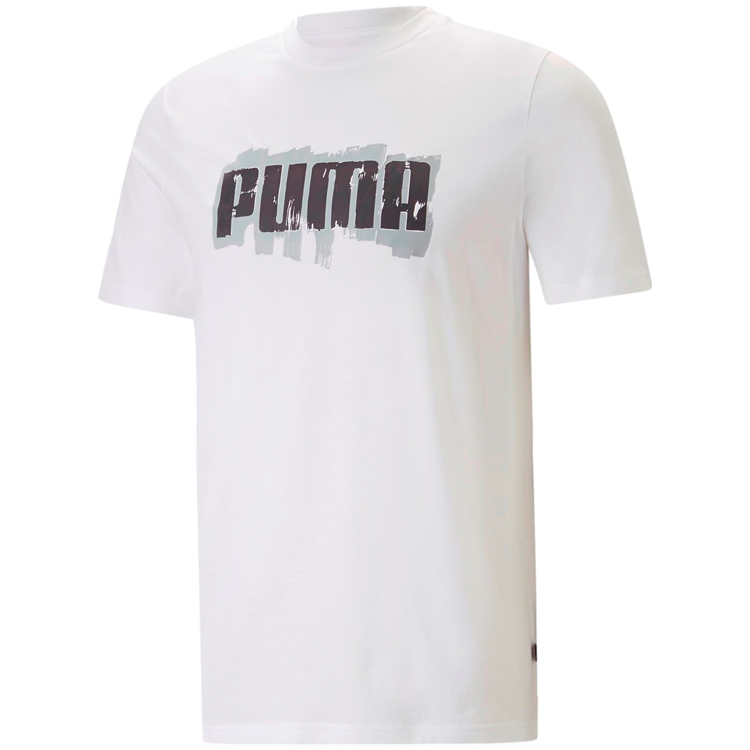 Tricou bărbătesc Puma GRAPHICS Wording Tee M Alb photo 1 Tricou bărbătesc Puma GRAPHICS Wording Tee M Alb photo 1