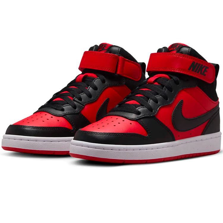 Кроссовки Nike COURT BOROUGH MID 2 GS / Мужской / 38.5 / Красный/Черный photo 3