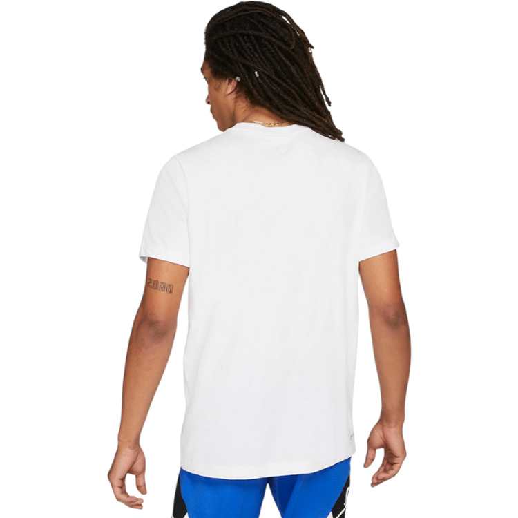 Tricou bărbătesc Nike M J JUMPMAN DFCT SS CREW M Alb photo 4