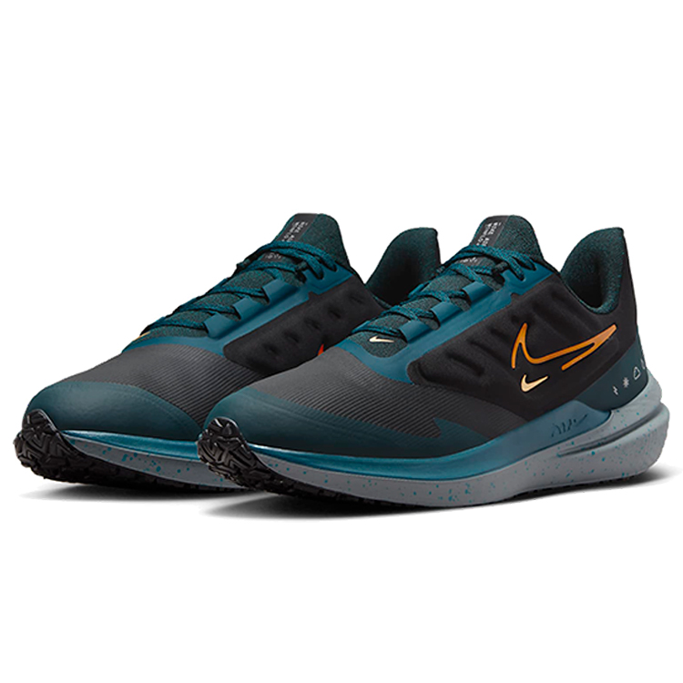 Incaltaminte Sport Nike AIR WINFLO 9 SHIELD pt Barbati / 45 / Negru-turcoaz photo 2