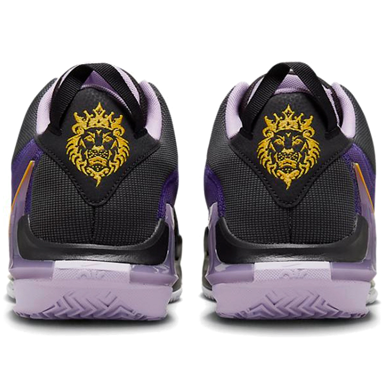 Кроссовки Nike LEBRON WITNESS VII / Мужской / 45 / Черный/Фиолетовый photo 4