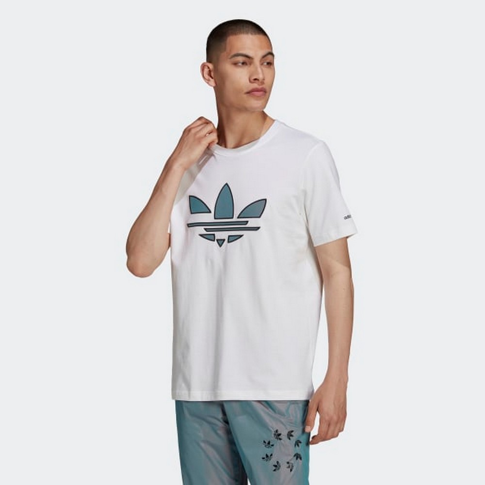 Tricou bărbătesc Adidas ST TEE HL XS Alb photo 2