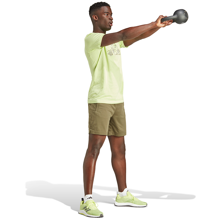Футболка мужская Adidas TR-ES+ TEE S Желтый photo 2