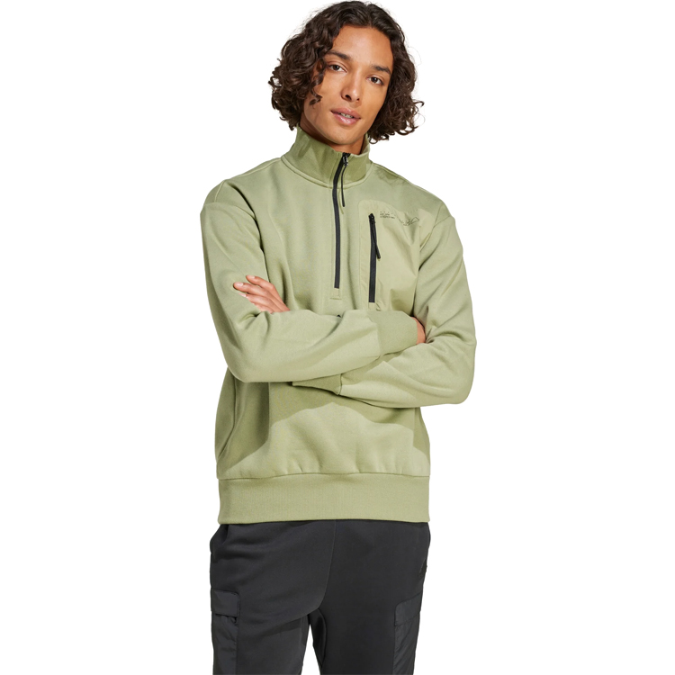 Мужская Толстовка Adidas M CE FL HZ M Зеленый photo 2