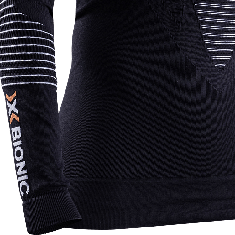 Tricou termica cu maneca lunga X-Bionic ENERGIZER 4.0 LG SL M Negru-alb Femei photo 2
