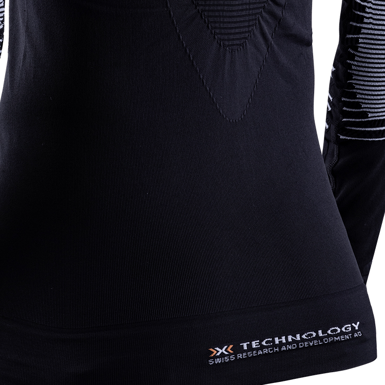 Tricou termica cu maneca lunga X-Bionic ENERGIZER 4.0 LG SL M Negru-alb Femei photo 5