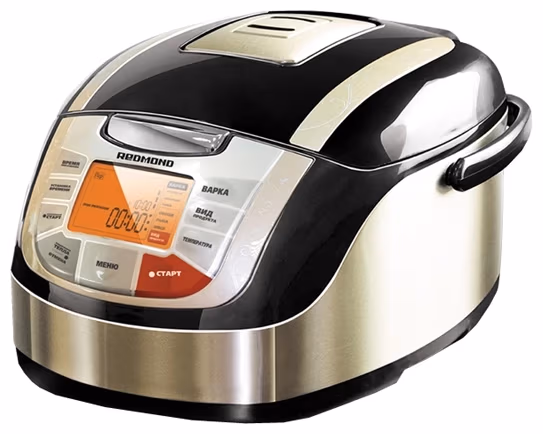 Multifierbator Redmond RMCM4502, 860 W, 16 programe, Cafeniu cu negru