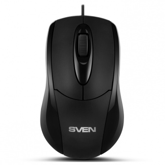 SVEN RX-110, Optical Mouse, 1000 dpi, PS/2, Black photo 1