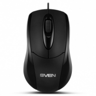 SVEN RX-110, Optical Mouse, 1000 dpi, PS/2, Black thumbnav 1