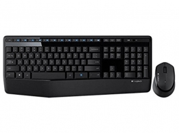 Tastatura cu Mouse Wireless Logitech Combo MK345 / USB / Black thumbnav 1