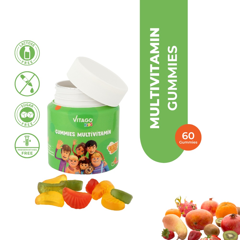 Vitamine Vitago Kids Gummies Multivitamin / 60 Jeleuri photo 1 Vitamine Vitago Kids Gummies Multivitamin / 60 Jeleuri photo 1