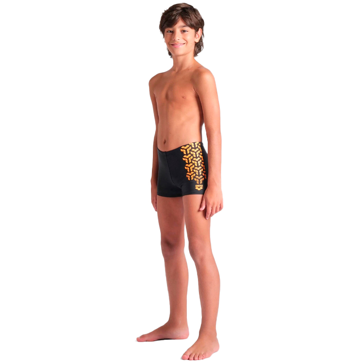Плавки Arena KIKKO V SWIM SHORT GRAPHIC 116 Черный/Оранжевый Мужской photo 2