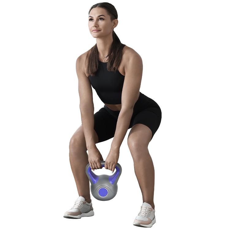 Greutate 6 kg YORK Vinyl Kettlebell photo 2