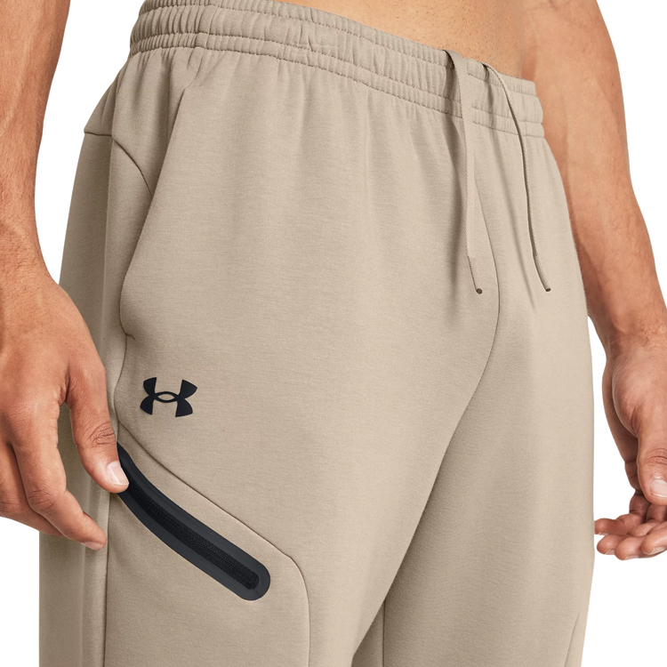 Pantaloni Under Armour UA Unstoppable Flc Joggers L Bej Barbati photo 5