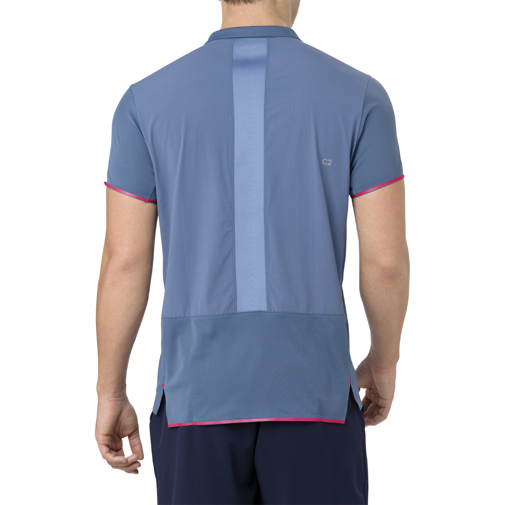 Мужские Поло Asics GEL-COOL PRFM POLO S Синий  photo 2