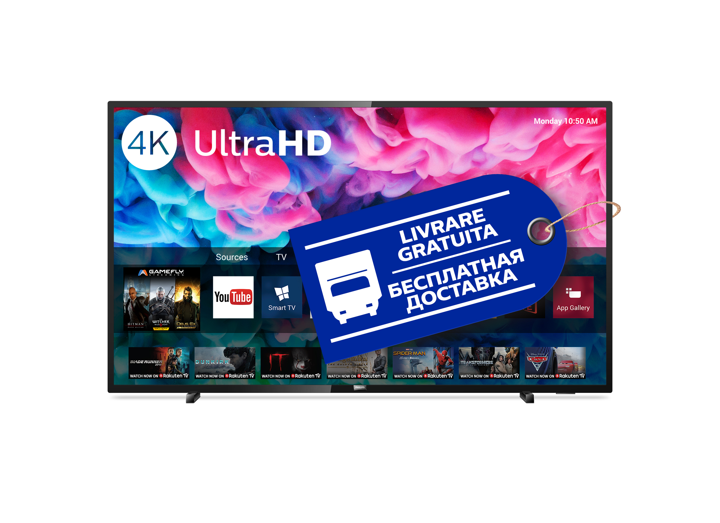 Televizor Philips 43PUS6503 / 43" / LED / UHD 4K photo 1 Televizor Philips 43PUS6503 / 43" / LED / UHD 4K photo 1