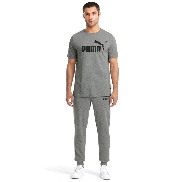 Tricou bărbătesc Puma ESS Logo Tee XS Gri photo 3