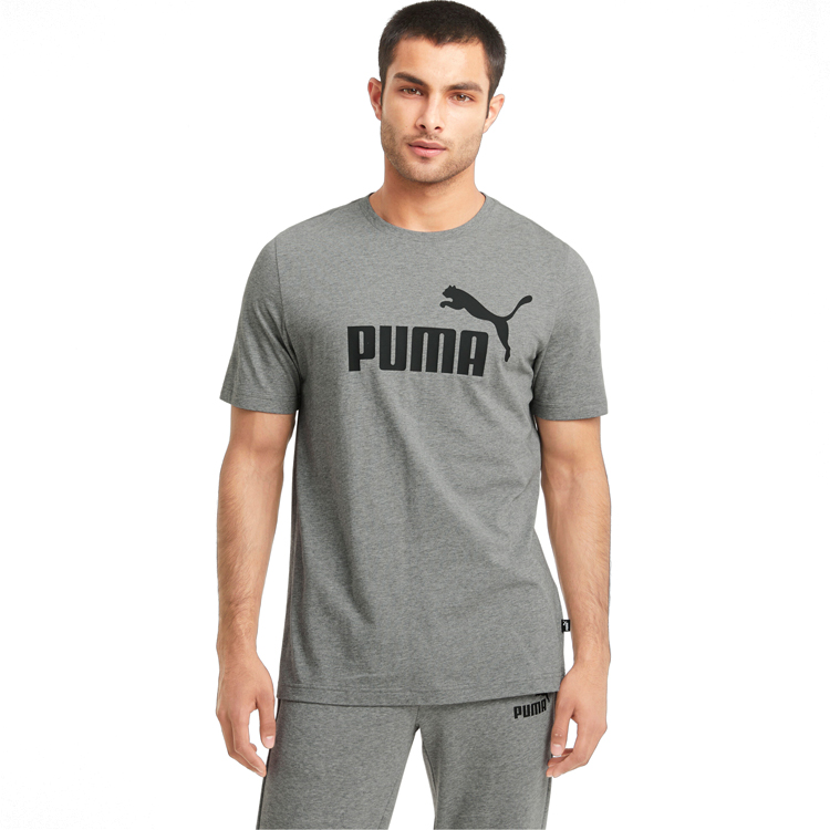 Tricou bărbătesc Puma ESS Logo Tee XS Gri photo 4