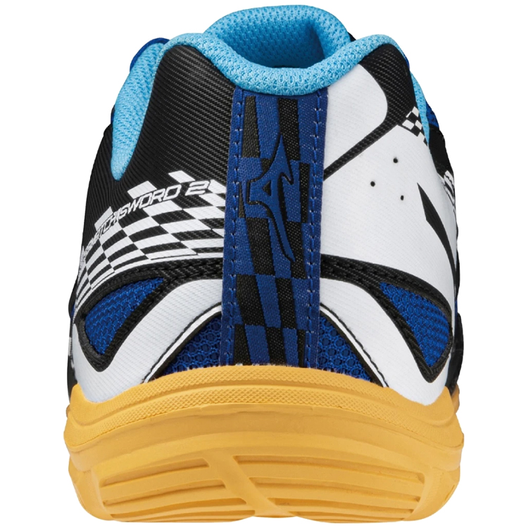 Кроссовки Mizuno CROSSMATCH SWORD 2 / Унисекс / 42.5 / Черный/Белый/Синий photo 5
