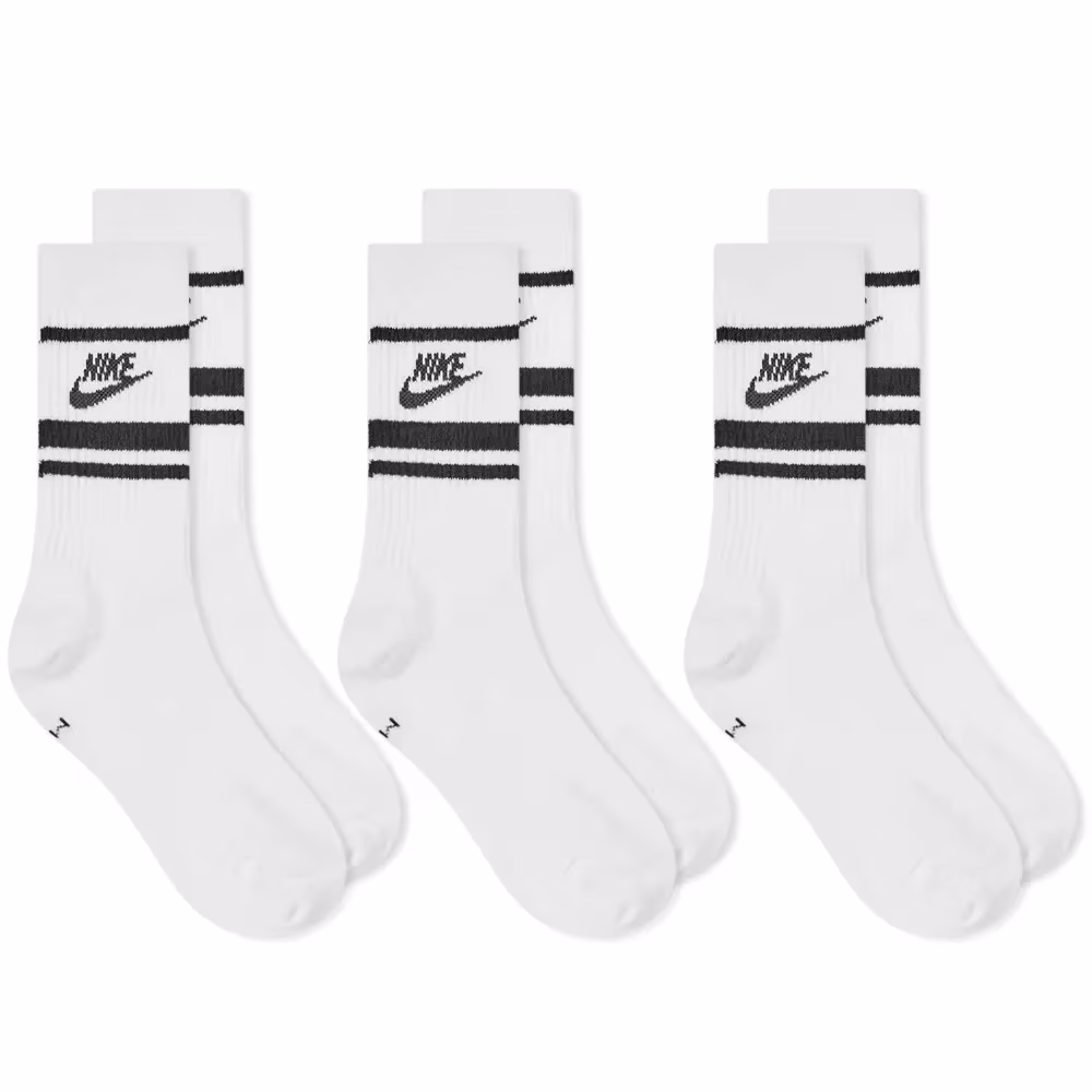 Sosete Nike U NK NSW EVERYDAY ESSENTIAL CREW 3PR - STRIPES