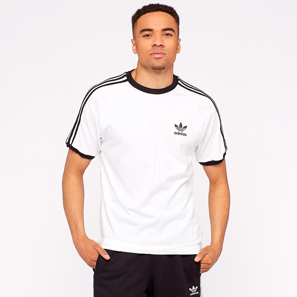 Футболка мужская Adidas 3-STRIPES TEE S Белый photo 3