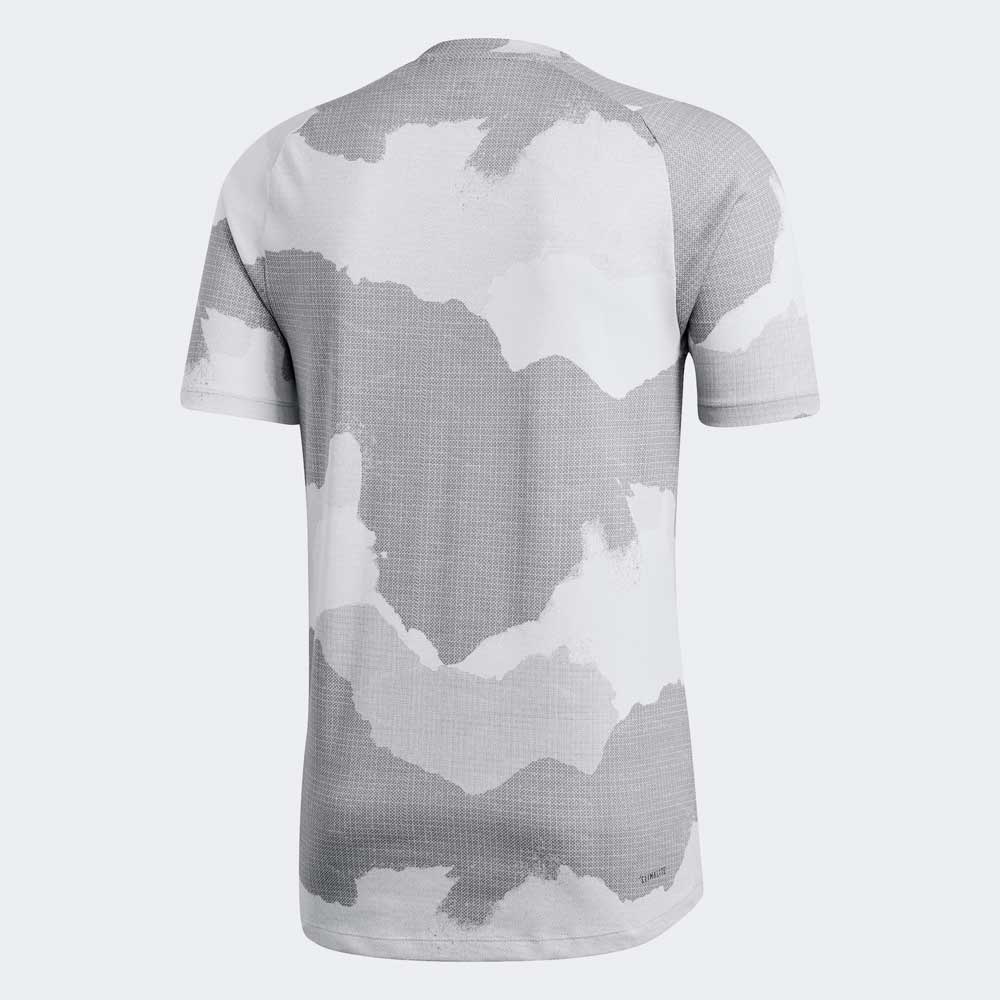 Tricou bărbătesc Adidas FL_TEC GF CAM S Alb-gri photo 4