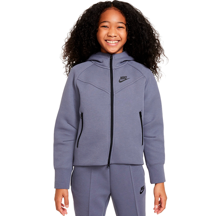 Hanorac Nike G NSW TCH FLC HD FZ LS / Femei / XL / Albastru photo 2
